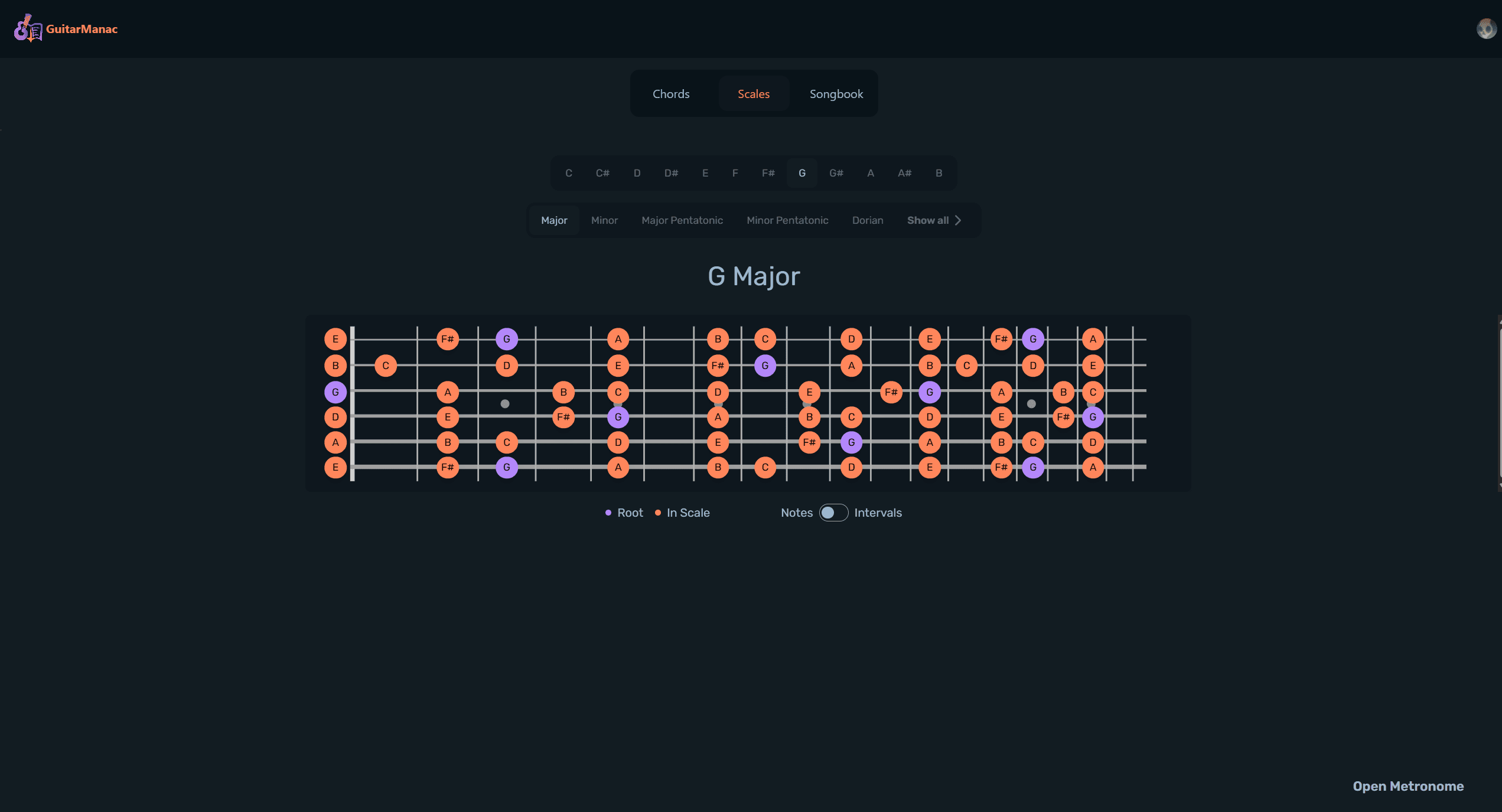 G major Scale