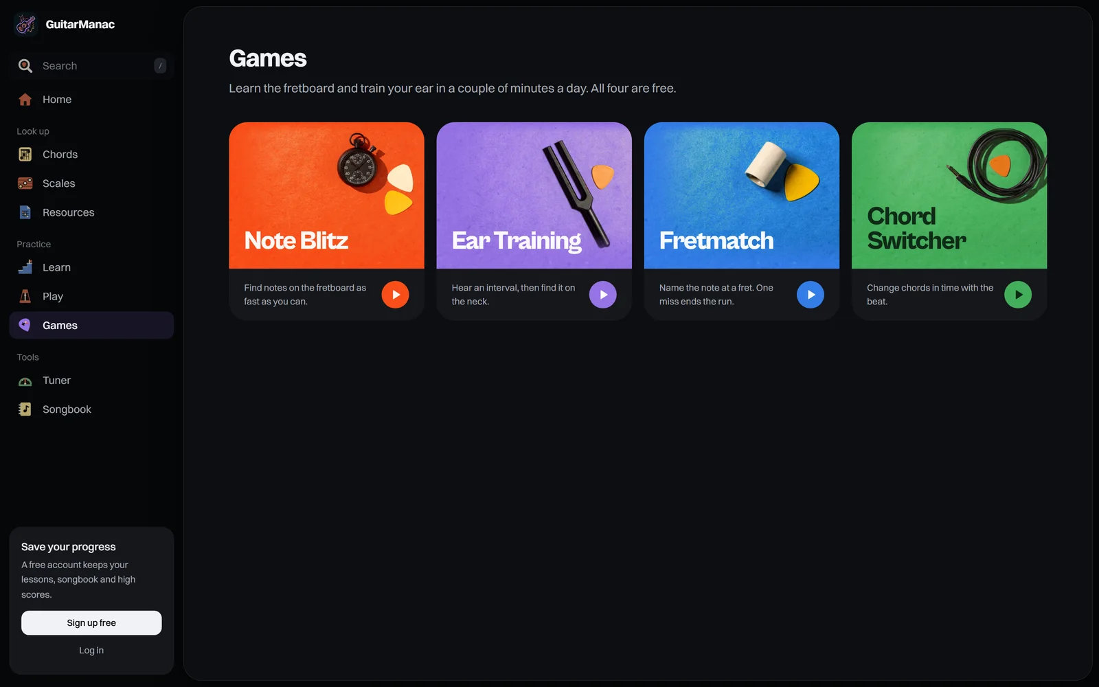 The four games