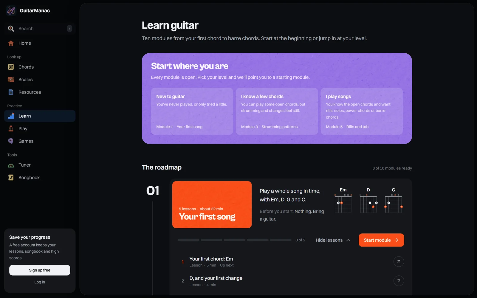 The learning path